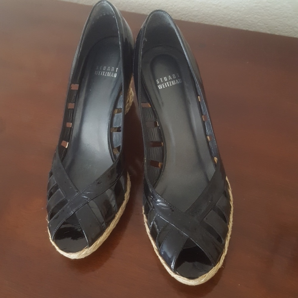 Stuart Weitzman wedge sandals♡